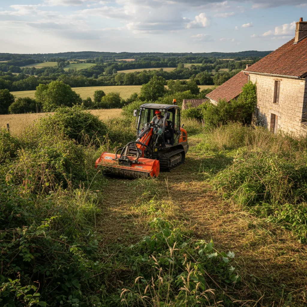 Mandatory brush clearing around a home